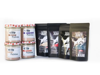 Degustační set "Delikátní paštiky a jerky"